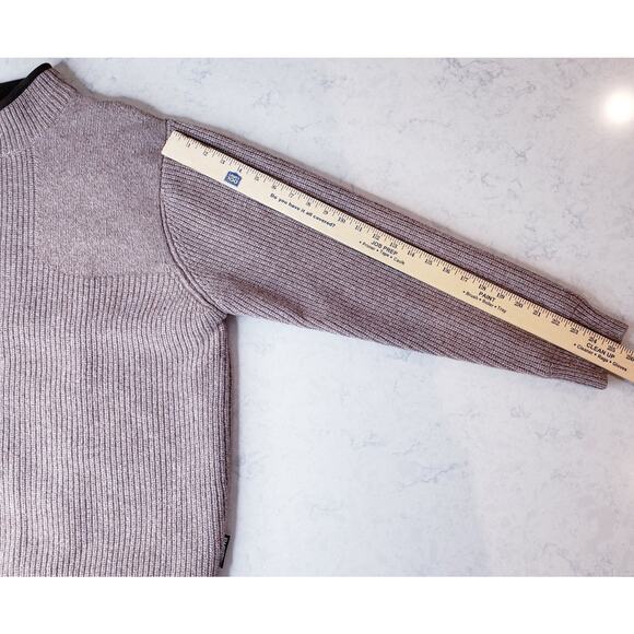 L.L. BEAN Waterfowl Windstopper Men's Large Reg 100% Merino Lamb's Wool Sweater - Picture 9 of 12